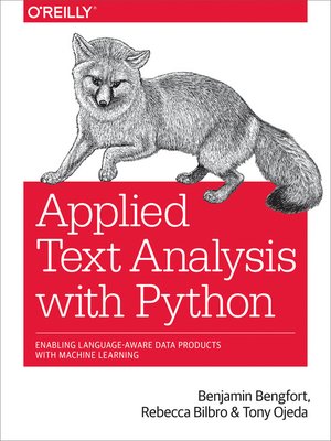 cover image of Applied Text Analysis with Python